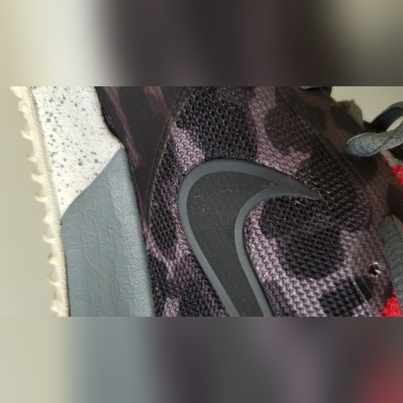 EUC Nike Zoom cheetah print gray black red size 8 - Picture 10 of 12